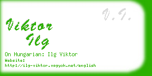 viktor ilg business card